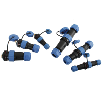 Einbaustecker Steckverbindung Borddurchführung Steckdose Wasserdicht Hochstrom Steckverbindung  6 Pin 13mm
