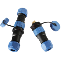 Einbaustecker Steckverbindung Borddurchführung Steckdose Wasserdicht Hochstrom Steckverbindung  6 Pin 13mm