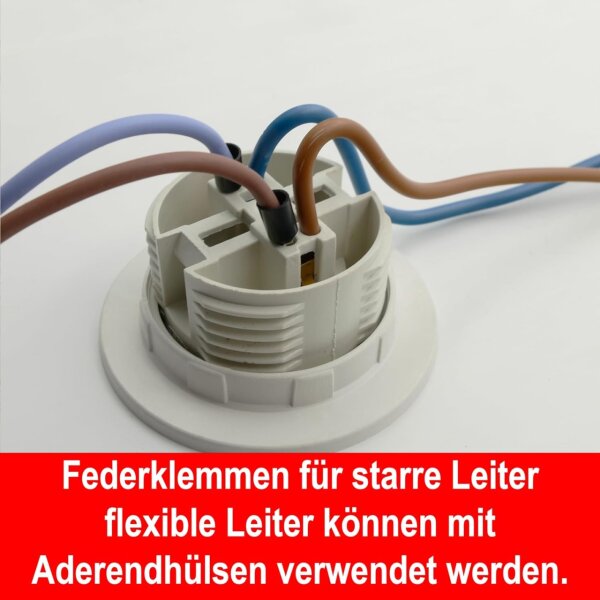 Lampenfassung für Unifrigor Anschluss Flachstecker 6,3mm mit Schalter | 80.000 Gastro Ersatzteile online kaufen bei