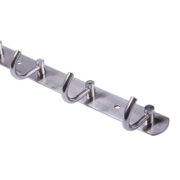 Kleiderhaken Garderobenhaken Edelstahl Wandgarderobe Garderobe Hakenleiste Haken