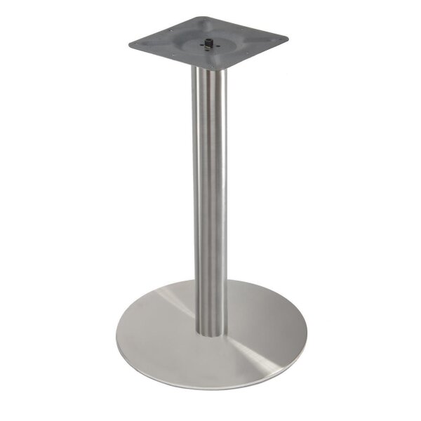 Tischgestell Edelstahl Classic Single Rund 45cm Höhe 71cm