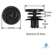 30x Clip Clips Clipse Türverkleidung 3B0868243 VW...