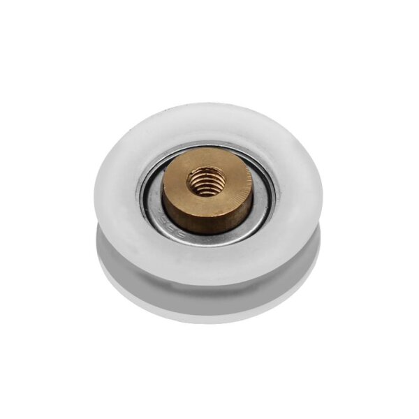 22mm Laufrolle Rollwagen Schiebetürbeschlag Schiebetür Rolle Duschtüre 31-13