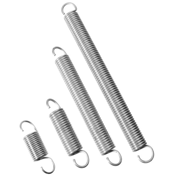Edelstahl Zugfeder Haken Premium Qualität maximale Zugkraft von 6,5 kg bis 30 kg