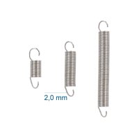 Edelstahl Zugfeder Haken Premium Qualität maximale Zugkraft von 6,5 kg bis 30 kg