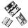 Scharnier Metallscharnier Chrom Zink 180° Metall Türband Möbelscharnier