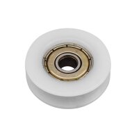 30mm Laufrolle Rollwagen Schiebetürbeschlag Schiebetür Rolle Duschtüre 31-12