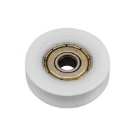 30mm Laufrolle Rollwagen Schiebetürbeschlag Schiebetür Rolle Duschtüre 31-12