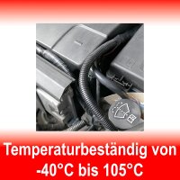 25 Meter Wellrohr geschlitzt Schutzrohr Leerrohr Ø Innen 10,0mm / Ø Aussen 13,0mm | Schwarz | UV Beständig | Bis -40 bis 105°C | schwer Entflammbar | verschiedene Größen u. Längen