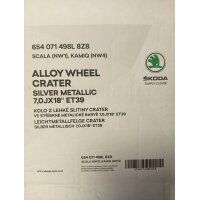 Skoda Kamiq Scala Alufelge Crater 7x18 ET39 ab 2019 654071498L8Z8