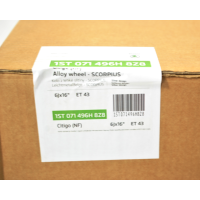 Skoda Citigo Alufelge Scorpius silber 6x16 ET43 Citigo-e...