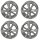 Skoda Citigo Alufelge Scorpius silber 6x16 ET43 Citigo-e iV ab 2011 1ST071496H8Z8