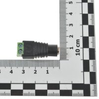 Hohlkupplung Hohlbuchse Ø 2,1mm / 5,5mm 12V DC Stecker Überwachungskamera