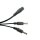 Verteiler 2x 12V DC für Überwachungskamera Kabel Strom für Strom Splitter