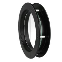 Bullauge B4000 A8 Rundfenster Aluminium schwarz matt Ø 35 cm Glas klar 0180-0142-A8