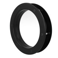 Bullauge B4000 A8 Rundfenster Aluminium schwarz matt Ø 35 cm Glas klar 0180-0142-A8