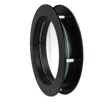 Bullauge B4000 A8 Rundfenster Aluminium schwarz matt Ø 35 cm Glas klar 0180-0142-A8
