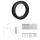 Bullauge B4000 A8 Rundfenster Aluminium schwarz matt Ø 35 cm Glas matt 0180-0162-A8