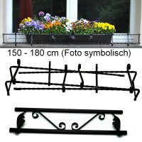 BLUMENKASTENHALTER SCHWARZ 155-180 cm FÜR...