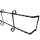 BLUMENKASTENHALTER SCHWARZ 155-180 cm FÜR FENSTERBANK AUSSEN HALTER 8A