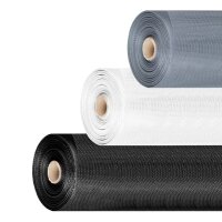 Fliegennetz Grau aus Fiberglas Meterware Fliegengitter von 80-150cm in 3 Farben Breite: 80cm