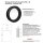 Bullauge B4000 A8 Rundfenster Aluminium schwarz matt Ø 40 cm Glas matt 0180-0163-A8