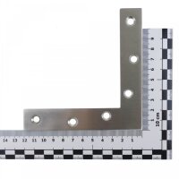 Edelstahl L-Blech Eckwinkel Holzverbinder Lochblech Flachverbinder 6-03 120x120mm 1 Stück