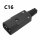 Warmgerätestecker Gerätekupplung 230V10A Stecker C14 Kupplung C13 Netzstecker Stecker C14
