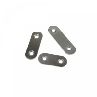 10x Edelstahl Lochplatte Holzverbinder in 3 Grössen zum auswählen Modell:  5-14 40x16mm
