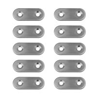 10x Edelstahl Lochplatte Holzverbinder in 3 Grössen zum auswählen Modell:  5-14 40x16mm