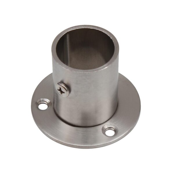 Wandrosette Edelstahl Flansch Wandhalter Wandlager Rohr Rundrohr 1-05 Ø22mm