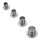 Wandrosette Edelstahl Flansch Wandhalter Wandlager Rohr Rundrohr 1-05 Ø22mm