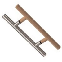 Sauna Paar Stoßgriffe Glastür "Natura 04" EI AG 25 cm 0155-0800-EI-01