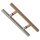Sauna Paar Stoßgriffe Glastür "Natura 04" EI AG 25 cm 0155-0800-EI-01