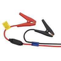Hochstrom Kabel KFZ Batterieklemmen 5,27mm2 Sicherung Ladekabel Krokodilklemmen Klemmen