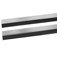 Türbodendichtung aus Aluminium mit Gummidichtung Mit Klebeband Farbe Silber