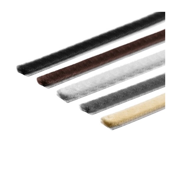 Universal selbstklebend Bürstendichtung Meterware in 5 Farben auswählbar