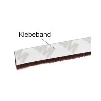 Universal selbstklebend Bürstendichtung Meterware in 5 Farben auswählbar