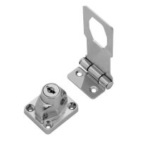 Abschließbare Chrom Überfalle Riegel Türriegel Türbeschlag Vorhängeschloss 3 Zoll / 80mm