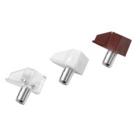 100x Regalbodenträger Ø5mm Regalträger Winkelbodenträger Bodenträger Regalhalter transparent