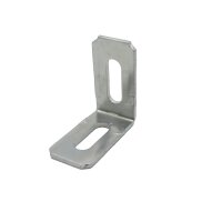 10x Stuhlwinkel 30x30x18mm mit Kunststoff Abdeckung Möbel Winkel Flachwinkel schwarz