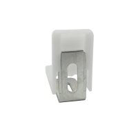 10x Stuhlwinkel 30x30x18mm mit Kunststoff Abdeckung Möbel Winkel Flachwinkel schwarz
