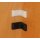 10x Stuhlwinkel 30x30x18mm mit Kunststoff Abdeckung Möbel Winkel Flachwinkel schwarz