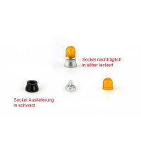Rundumleuchte Elektra Maßstab 1:43 für Polizei Militär Transportfahrzeuge rot blau oder orange Orange