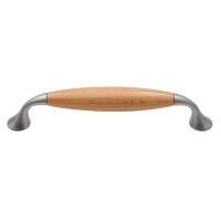 Holzgriffe Holzknopf Holz Möbelgriff Knopf Schubladengriff Möbelgriffe Natur 128mm