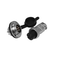 19mm Einbau Steckverbindung 2-12 Pin 7-20A | 250V 6