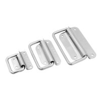 2x Edelstahl Kistengriff Klappgriffe Tragegriffe Kistengriffe Boxengriff Kiste 50 mm