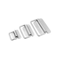 2x Edelstahl Kistengriff Klappgriffe Tragegriffe Kistengriffe Boxengriff Kiste 50 mm