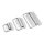 2x Edelstahl Kistengriff Klappgriffe Tragegriffe Kistengriffe Boxengriff Kiste 50 mm