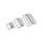 2x Edelstahl Kistengriff Klappgriffe Tragegriffe Kistengriffe Boxengriff Kiste 50 mm